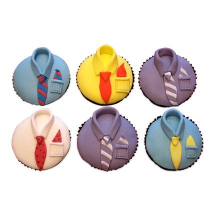 6Pcs Cupcakes For Dad 6Pcs Cupcakes For Dad